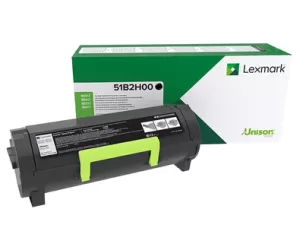 image of Lexmark 51B2H00 Black Laser Toner Ink Cartridge