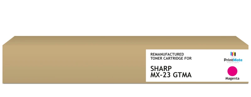 Image of PrintMate Sharp MX-23 GTMA. remanufactured toner. Magenta 10000p