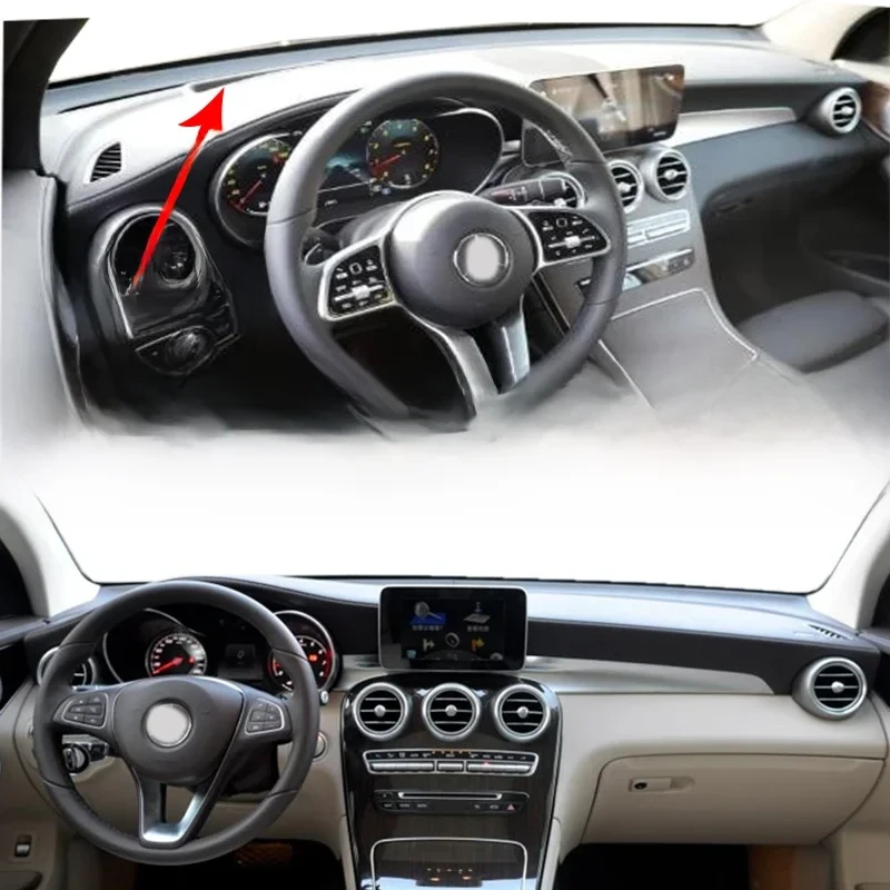Image of For Mercedes Benz GLC Class X253 250 220 260 2016-2022 Dashmat Dashboard Cover Instrument Panel Pad Anti-Dirt Proof Dash Mat