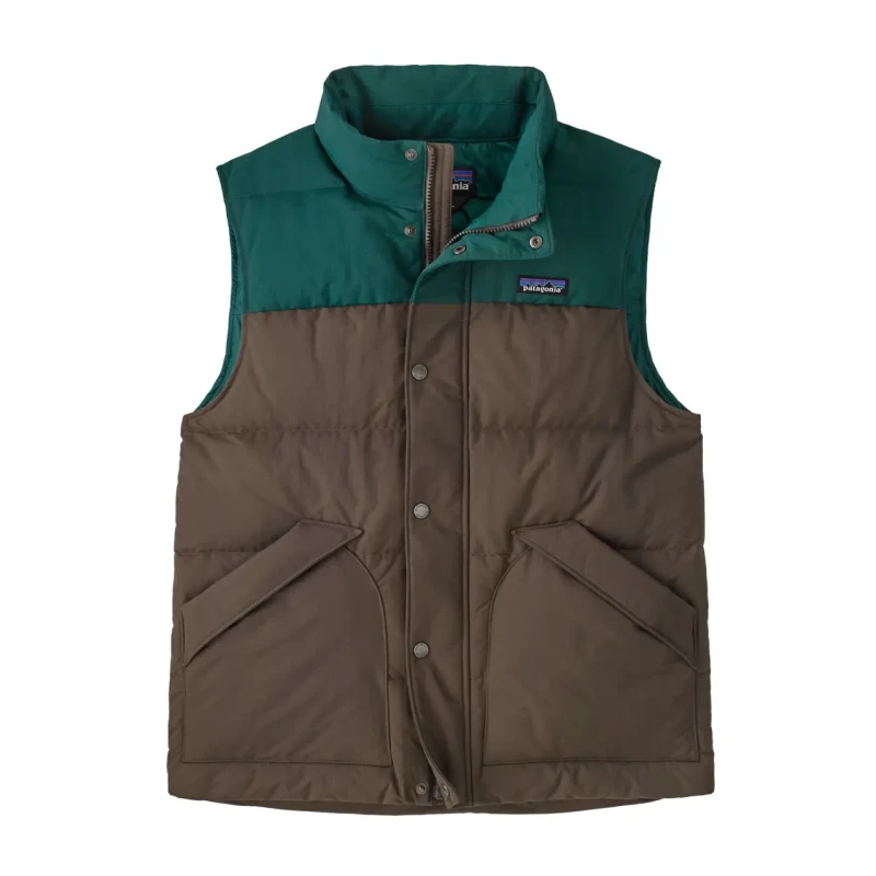 Image of Patagonia Sleeveless Puffer Jacket Patagonia Downdrift Marron Male S