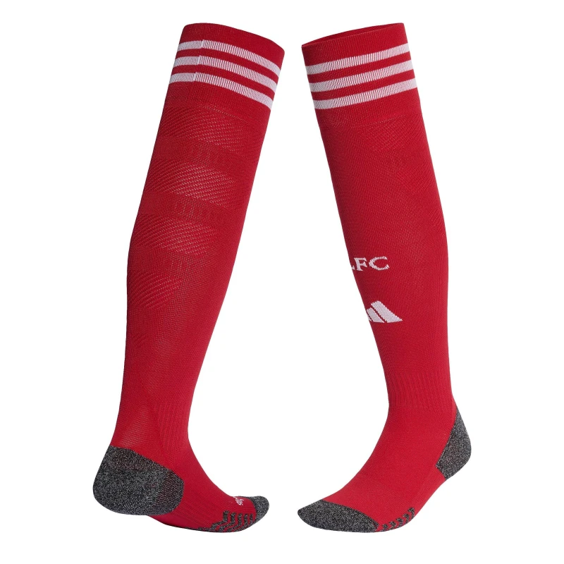 Image of adidas Liverpool Home Socks 2025 2026 Adults Red male Chd C8-C13