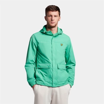 Image of Mens Hooded Pocket Jacket - Green Glaze - L