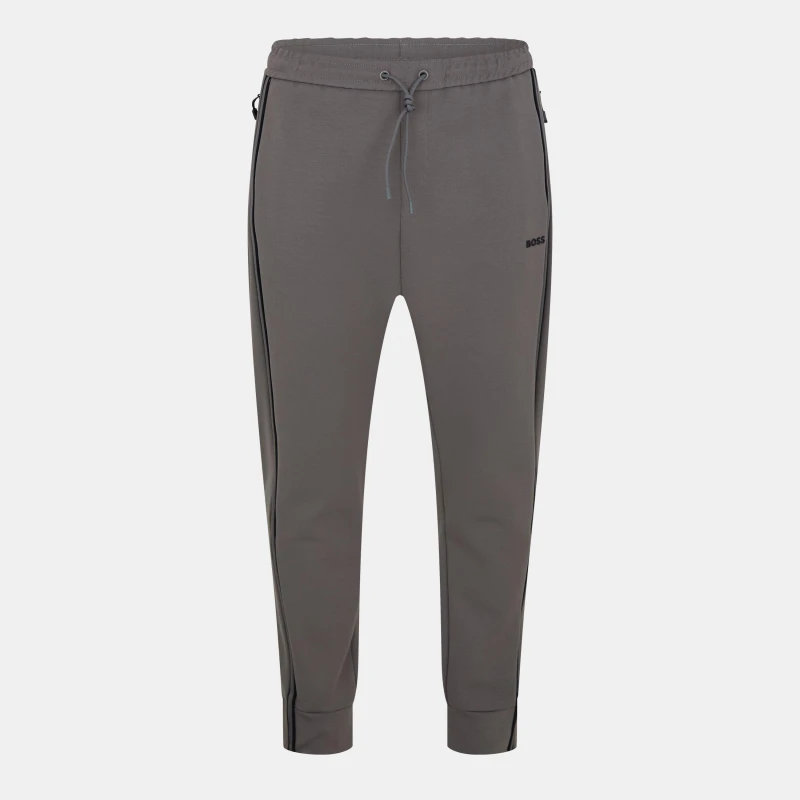 Image of Boss Mens HBG Hadiko Jogging Bottoms, Elasticated Waistband Lt/Pstl Grey male S