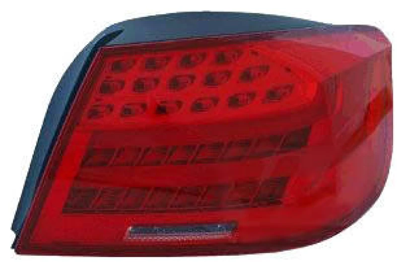 Image of VAN WEZEL 0665926U Rear light Outer section, with bulb holder, Right Combination Rearlight (391)