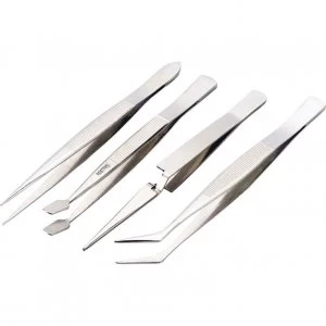Image of Draper 4 Piece Precision Tweezer Set