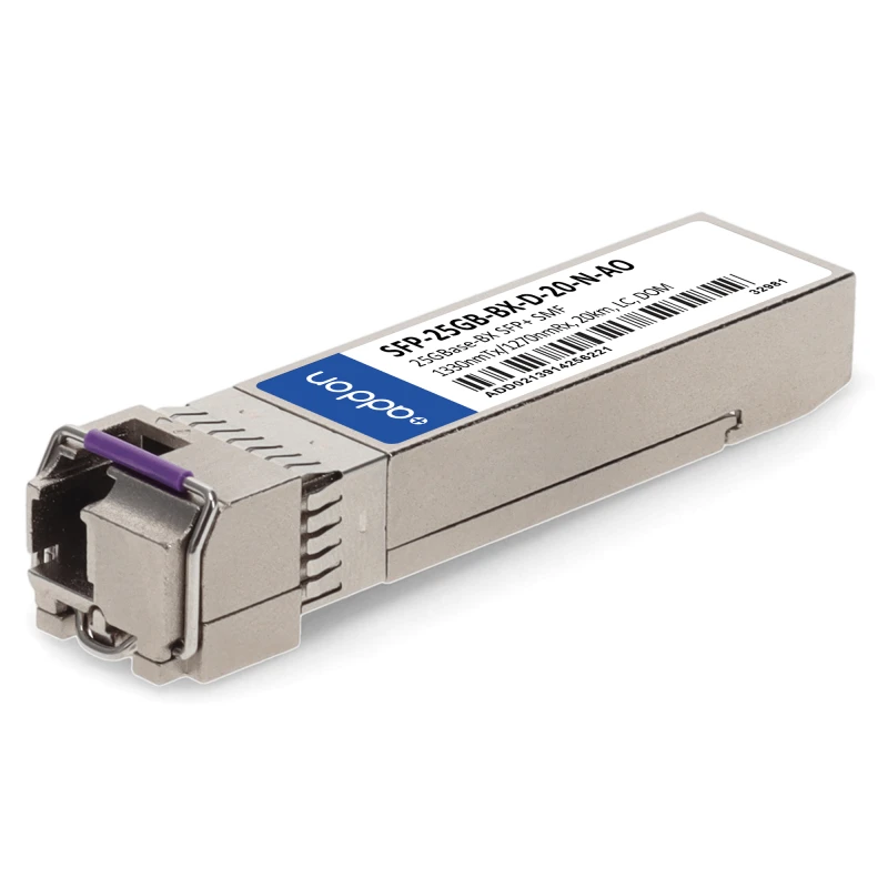 Image of AddOn Networks SFP-25GB-BX-D-20-N-AO network transceiver module Fiber
