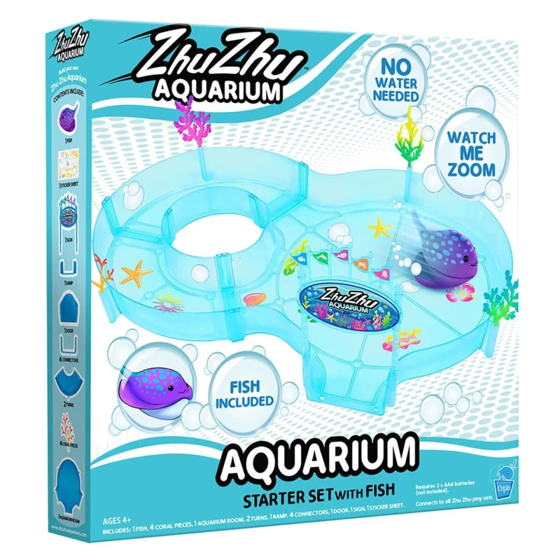 Image of John Adams Zhu Zhu Starter Set with Fish (Figure of 8) None unisex One Size