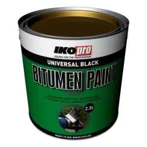 image of IKOpro Black - Bitumen Paint - 2.5L