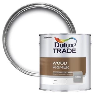 Image of Dulux Trade White Wood Primer & undercoat 2.5