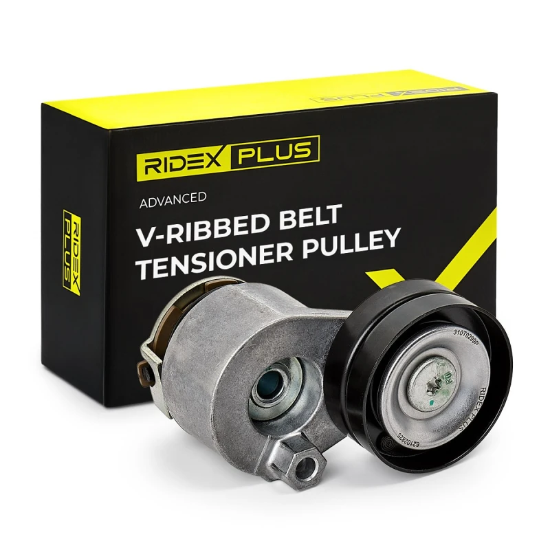 Image of RIDEX PLUS 310T0299P Tensioner Pulley Tensioner Pulley,v-ribbed belt (310)