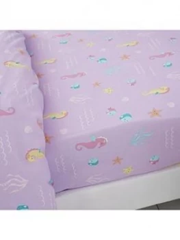 Image of Catherine Lansfield Let&Rsquo;S Be Mermaids Junior Fitted Sheet