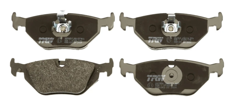 Image of TRW GDB1343 Brake pad set prepared for wear warning indicator Brake Pad Set,disc brake (402)