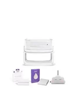 Snuz SnuzPod4 Bedside Crib Starter Bundle - White