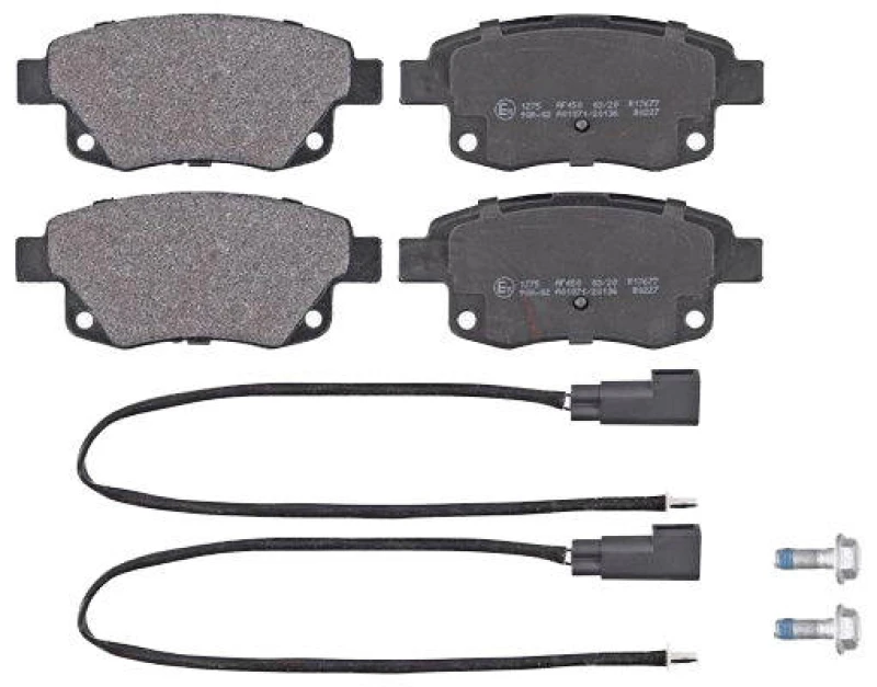 Image of A.B.S. 37560 Brake pad set incl. wear warning contact Brake Pad Set,disc brake (402)