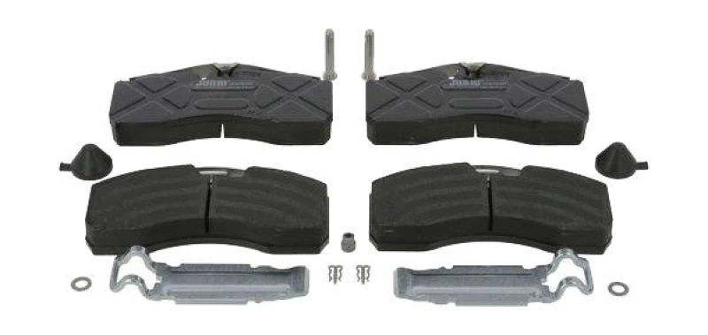 Image of JURID 2928705390 Brake pad set prepared for wear warning indicator, with accessories Brake Pad Set,disc brake (402)