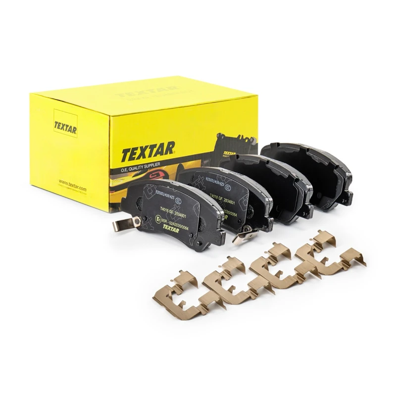 Image of TEXTAR 2534801 Brake pad set Q+ with acoustic wear warning, with accessories Brake Pad Set,disc brake (402)