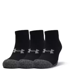 Image of Under Armour Heatgear Low Cut Socks 3 Pack - Black
