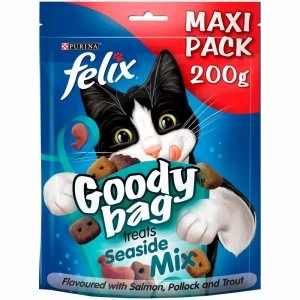 Felix Goody Bag Seaside Salmon Cat Treats 200g