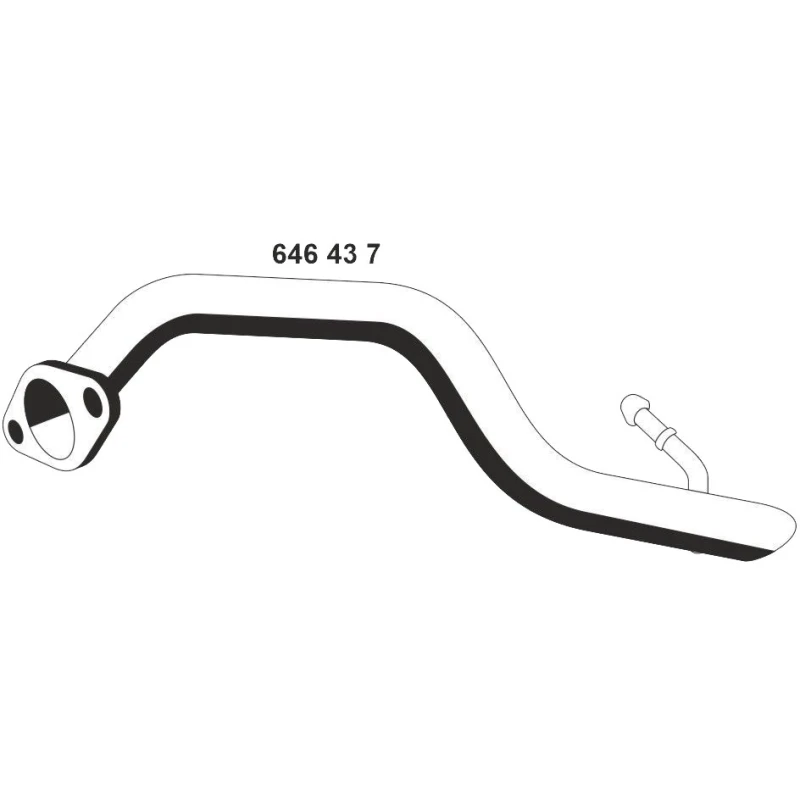 Image of ERNST 646437 Exhaust Pipe Rear Exhaust Pipe (17)