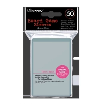 Image of Ultra Pro Board Game Sleeves Special Size 54mm x 80mm - 12 Packs