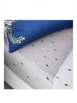 Image of Catherine Lansfield Catherine Lansfield Dinobot Fitted Sheet - Junior