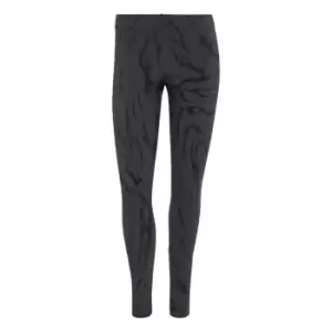 Image of adidas Future Icons Animal Print Leggings Womens - Grey