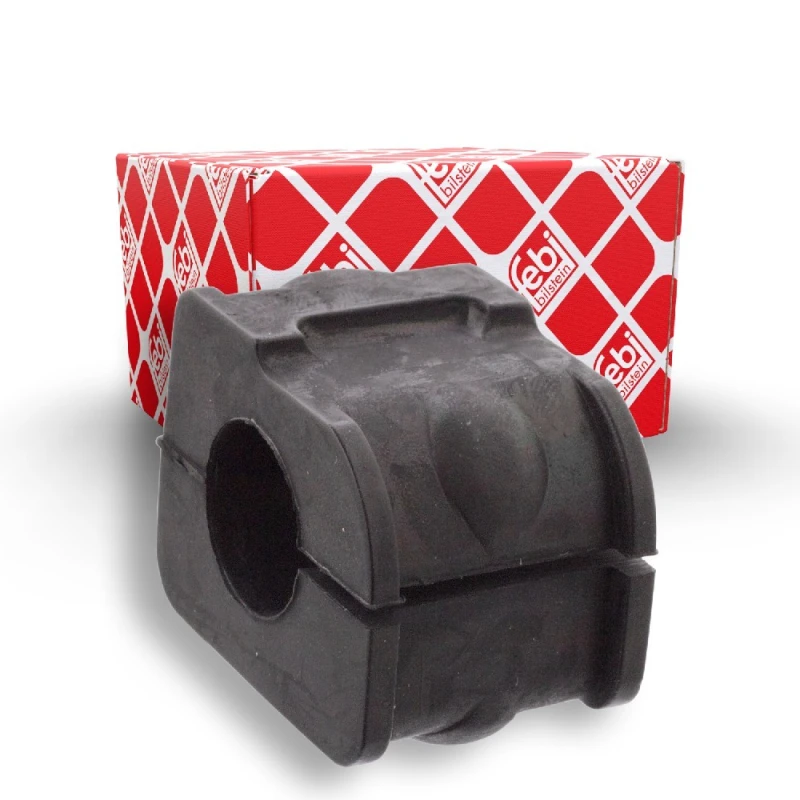 Image of FEBI BILSTEIN 15978 Stabilizer Bushes Front Axle Left, Rubber Rubber Anti-roll Bar Bush Kit (1334)