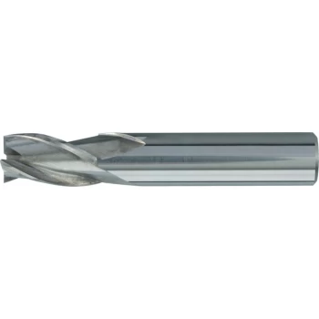 Image of 6.00MM Carbide 3 Flute Plain Shank Short Series Slot Drill - TiAlN Coated