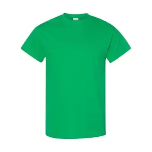 image of Gildan Mens Heavy Cotton Short Sleeve T-Shirt (Pack Of 5) (2XL) (Irish Green)