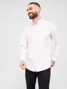 Image of BOSS Rickert Regular Fit Longsleeve Shirt-Light/Pastel Pink, Light Pink Size M Men
