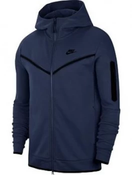 Image of Nike Sportswear Tech Fleece Zip Hoodie - Navy