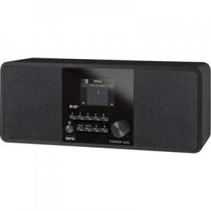 image of Imperial Dabman i200 Internet desk radio DAB+, FM AUX, USB, Internet radio, DLNA, LAN Black