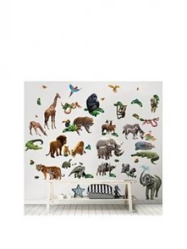 image of Walltastic Jungle Room Decor Kit