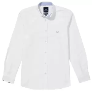Image of Crew Clothing Mens Slim Oxford Shirt White XXL