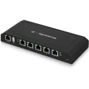 Image of Ubiquiti ES-5XP EdgeSwitch XP 5 Port Industrial 24V Passive POE Gigabit Network Switch UK Plug