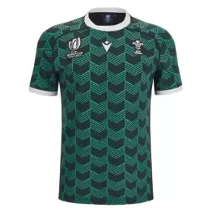 Macron Wales Training Shirt 2023 2024 Adults - Black