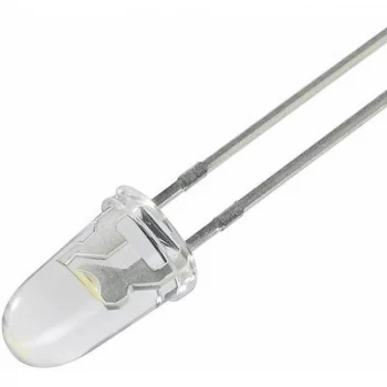 Image of LED wired Golden white Circular 5mm 16200 mcd