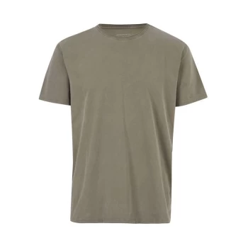 Image of AllSaints Bodega Short Sleeve Crew - TARRAGON GREEN