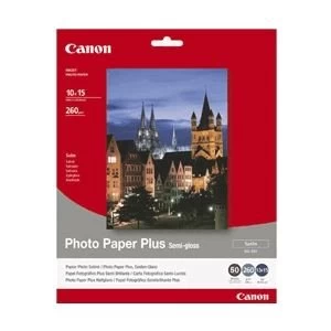 image of Original Canon SG-201 Semi-Gloss Photo Paper 10x15 5 sheets