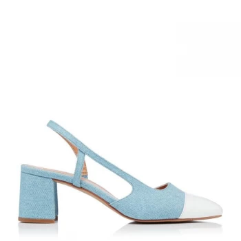 image of Dune London Dune Croft Heeled Shoes - Blue180