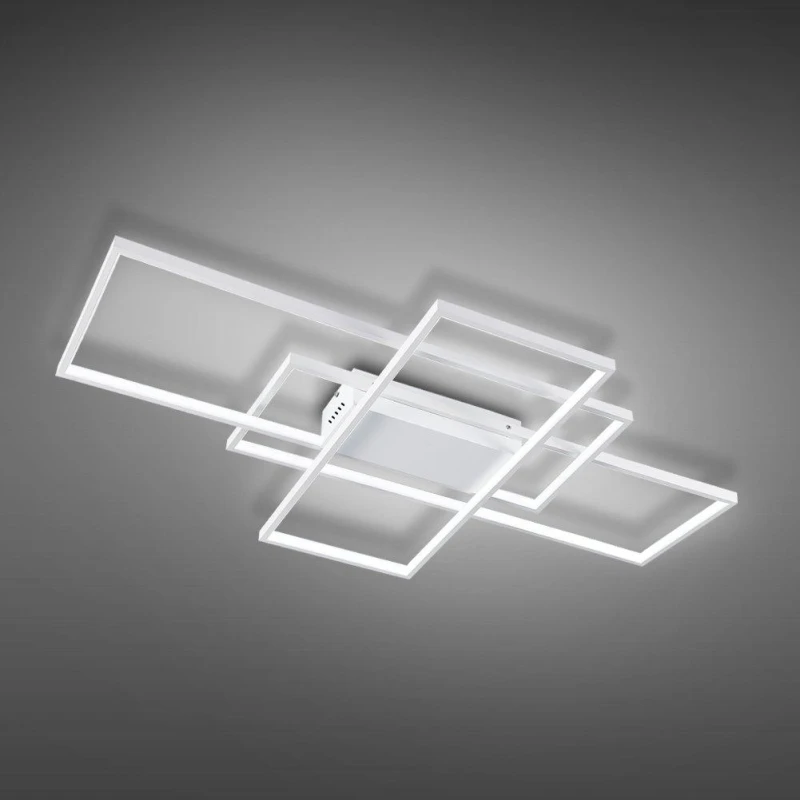 Image of Kabinet UK Rectangular LED Semi-Flush Light White unisex One size