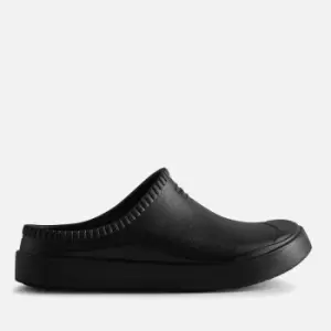 Image of Hunter In/Out Bloom Algae Foam Clogs - Black - UK 10