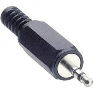 Image of 2.5mm audio jack Plug straight Number of pins 3 Stereo Black Lumberg KLS 13
