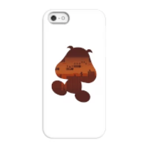 image of Nintendo Super Mario Goomba Silhouette Phone Case - iPhone 5/5s - Snap Case - Gloss