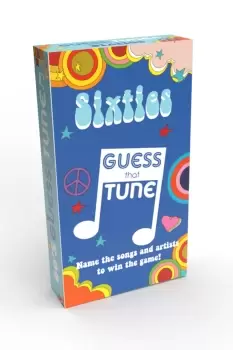 Guess That Tune 60S Card Game - Black - Cardboard