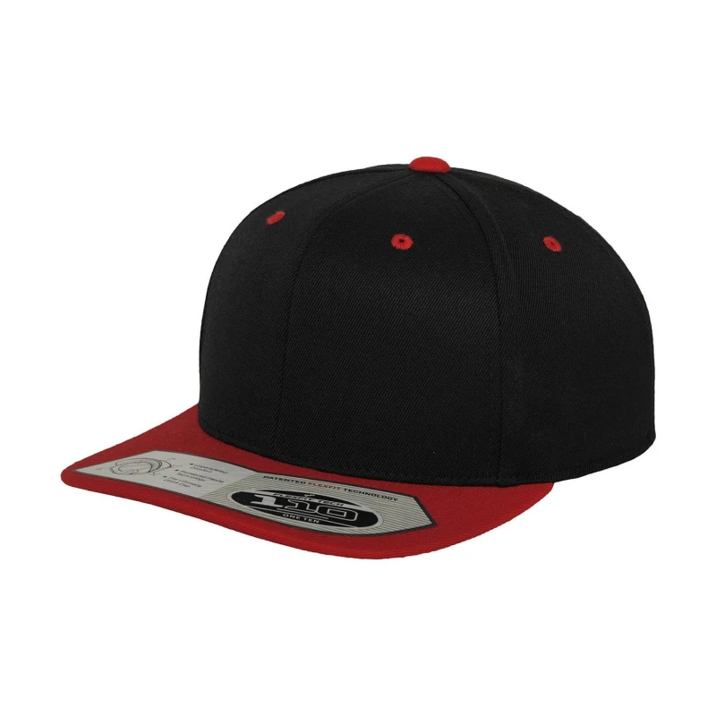 Image of Flexfit Womens Snapback Fitted Baseball Cap in True Black True Black Female One Size