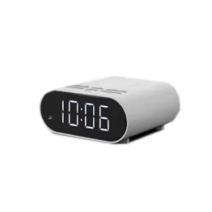 image of Roberts Ortus Charge DAB DAB+ FM Alarm Clock Radio with Wireless Smartphone charging White