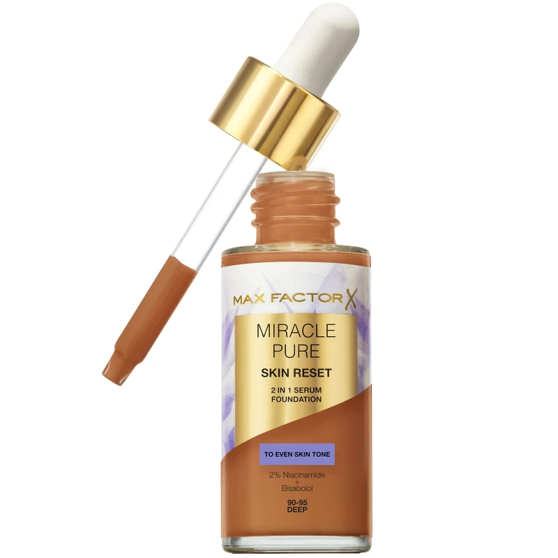 Image of Max Factor Miracle Pure Serum Foundation 07 Deep 30ml
