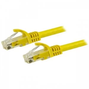 image of StarTech 15m Yellow Gigabit Snagless RJ45 UTP Cat6 Patch Cable