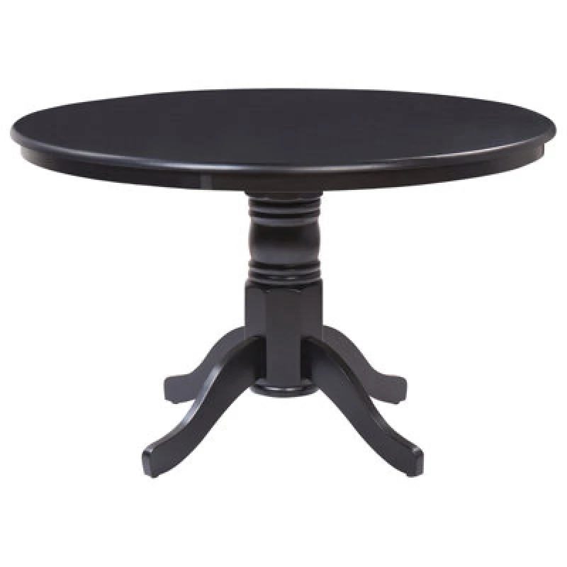 Image of Beliani Dining Table Akron Black 120 Cm 120 Cm